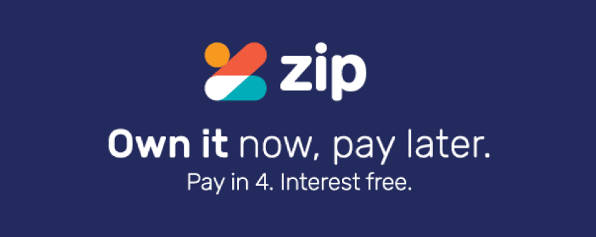 Zip. Own it now, pay later.